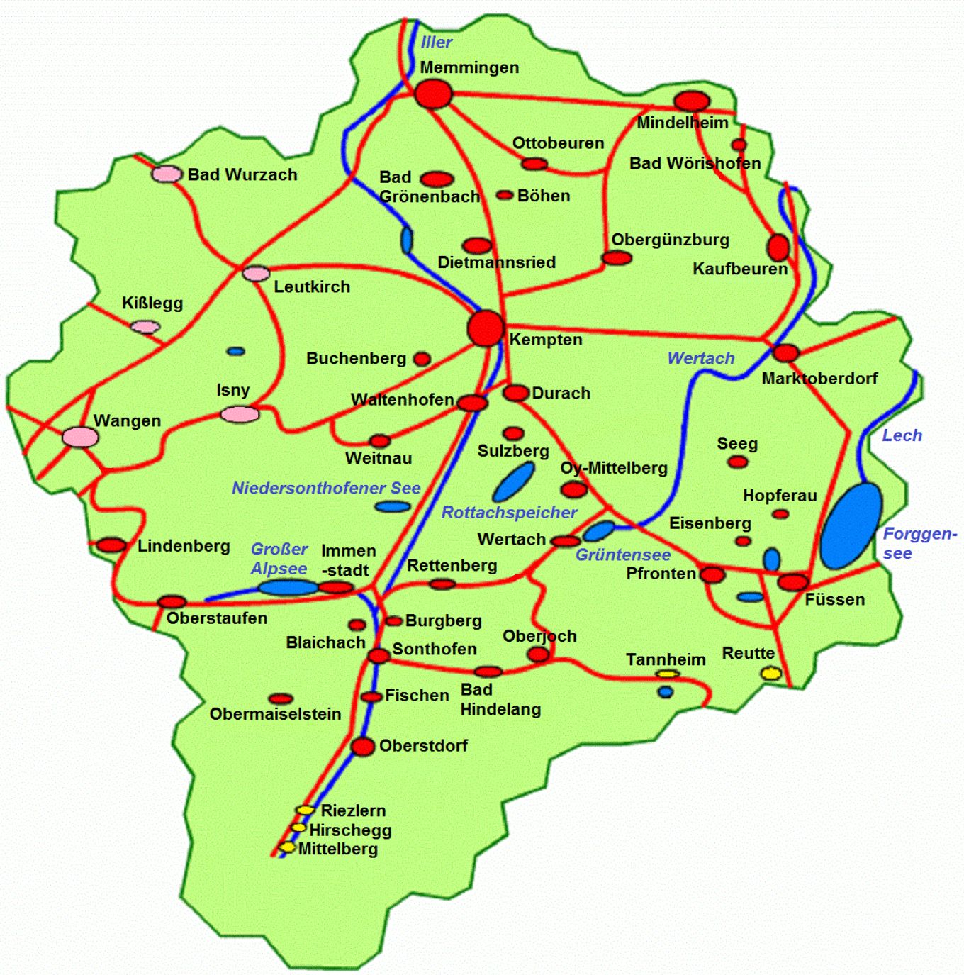 Wanderregionen in Bayern - Wandertouren im Allgäu